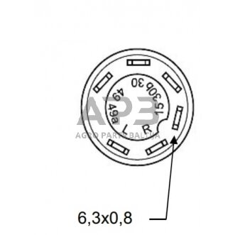 Spaudžiamas jungiklis Pneutron 11175260PN 2