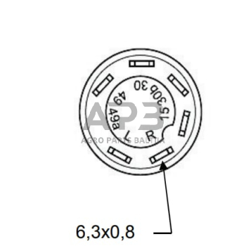 Spaudžiamas jungiklis Pneutron 11175390PN 3