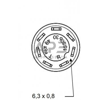 Spaudžiamas jungiklis Pneutron 11100240PN 2