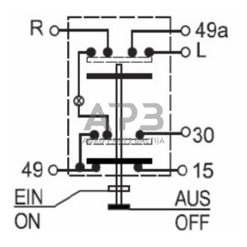 Spaudžiamas jungiklis Pneutron 11105010PN 4