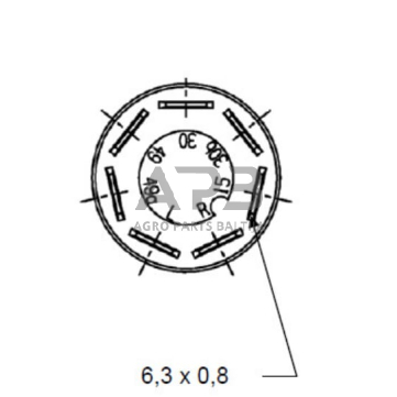 Spaudžiamas jungiklis Pneutron 11100100PN 3