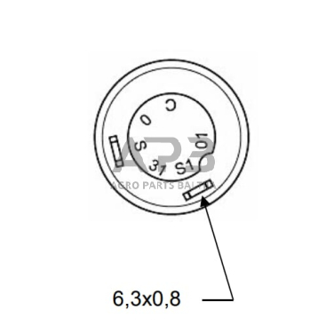 Spaudžiamas jungiklis Pneutron 11215410PN 2