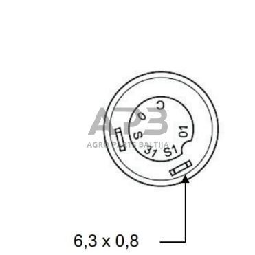 Spaudžiamas jungiklis Pneutron 11115030PN 3