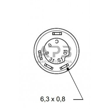 Spaudžiamas jungiklis Pneutron 11110210PN 2