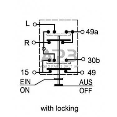 Spaudžiamas jungiklis Pneutron 11165080PN 4