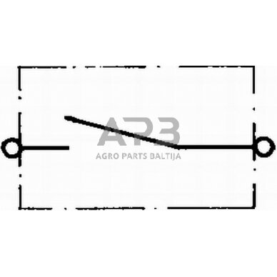 Spaudžiamas jungiklis Hella Ø22.3mm 6JF001571041 2