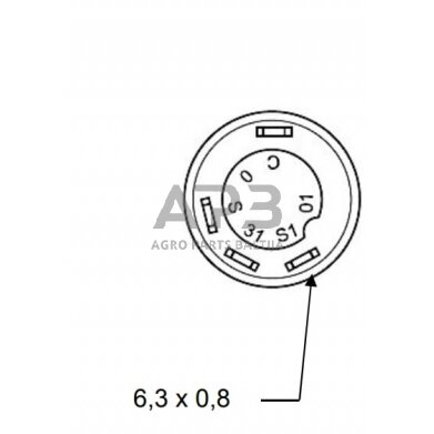 Spaudžiamas jungiklis Pneutron 11110810PN 3