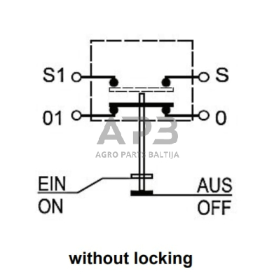 Spaudžiamas jungiklis Pneutron 11245630PN 3