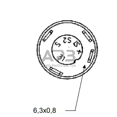 Spaudžiamas jungiklis Pneutron 11130170PN 3