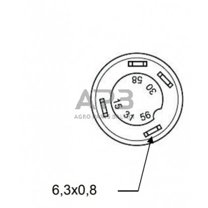 Spaudžiamas jungiklis Pneutron 11126010PN 3