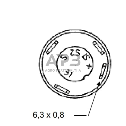 Spaudžiamas jungiklis Pneutron 11130030PN 2