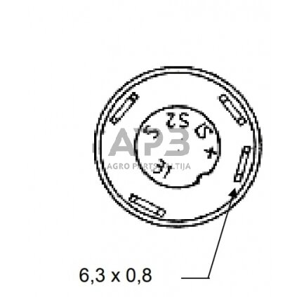 Spaudžiamas jungiklis Pneutron 11130150PN 3