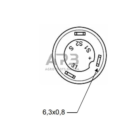 Spaudžiamas jungiklis Pneutron 11135080PN 2