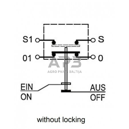 Spaudžiamas jungiklis Pneutron 11245280PN 4