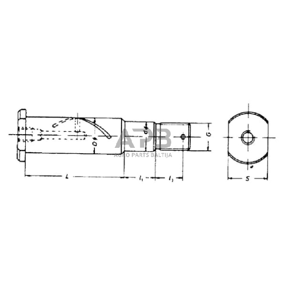 Spyruoklinis kaištis Schneider 26-80 HW42425350 1