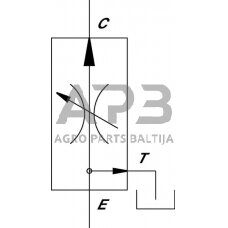 Srauto skirstytuvas 3 krypčių A-08-L 1/2", VPR3ET10002