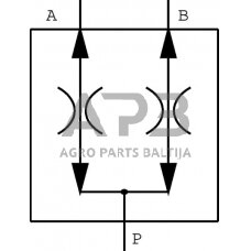 Srauto skirstytuvas A 06 (12 l/m) 3/8 VDFR05001