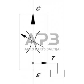 Srauto skirstytuvas 3 krypčių A-08-L 1/2", VPR3ET10002