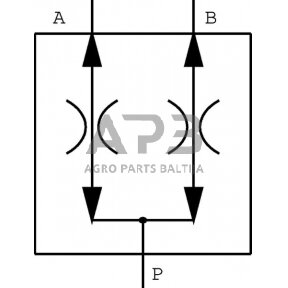 Srauto skirstytuvas A 08 (40 l/m) 1/2, VDFR10001