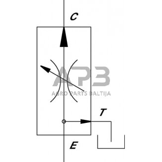 Srauto skirstytuvas 3 krypčių A-08-L 1/2", VPR3ET10002 1