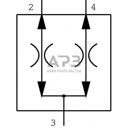 Srauto skirstytuvas A06 3/8, CP3401001 1