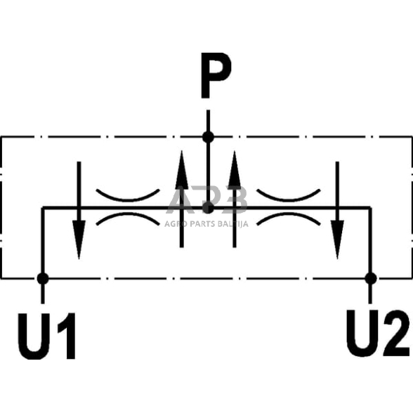 Srauto skirstytuvas 1-3/4 115–150 l, FPFDS16CB1E34 3