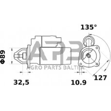 Starteris 12V 3.2kW MS222