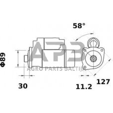 Starteris 12V 4.7kW MS970