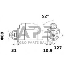 Starteris 12V 4kW MS652