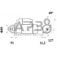 Starteris Mahle 12V 4kW MS894