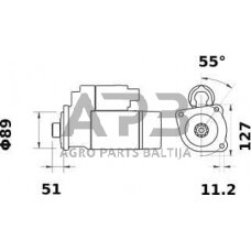 Starteris Mahle 24V 5.5kW MS971