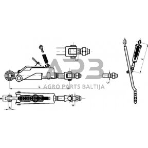 Stabilizatorius 408,00 mm – 483,00 mm CBM SLAB060