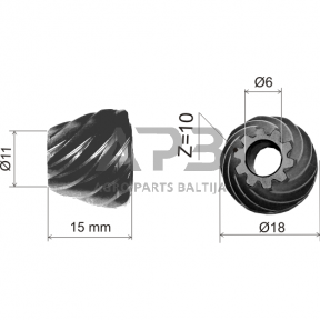 Krumpliaratis Makita 9553NB, 9554NB, 9554HN, 9555HN, 9557HN, 9558HN, DGA504, 9555NB, 227541-3, 2275413