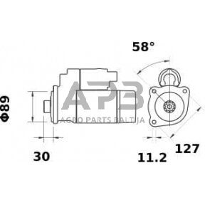 Starteris 12V 4.7kW MS970