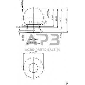 Strypo antgalis D45 TC945