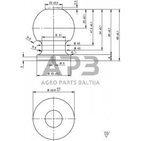 Strypo antgalis D55 TC955