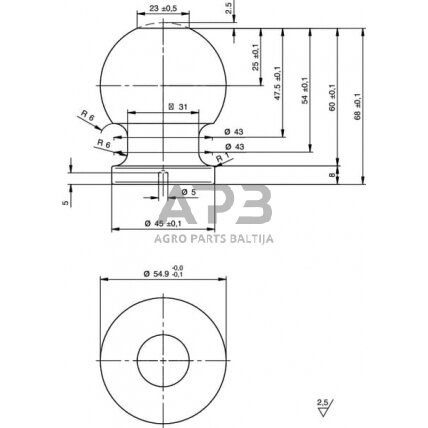 Strypo antgalis D55 TC955 1