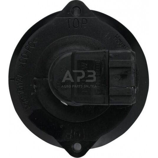 Stabdžių žibintas apvalus, 12V, raudona, Ø 66mm, Hella 2SB009001387 3