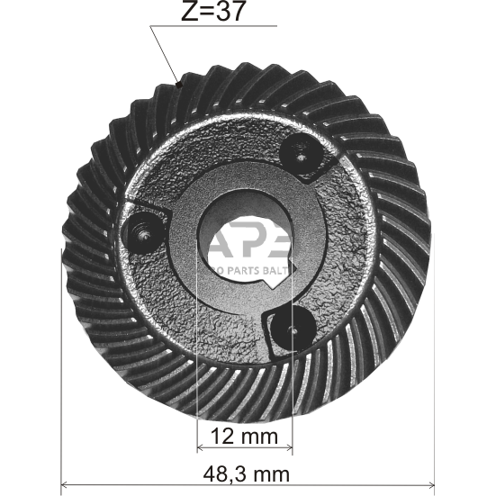 Krumpliaratis Makita 9553NB, 9554NB, 9554HN, 9555HN, 9557HN, 9558HN, DGA504, 9555NB, 227542-1, 2275421 1