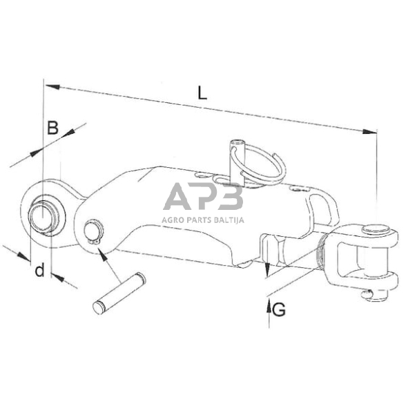 Stabilizatorius ADSST Walterscheid 204526 1