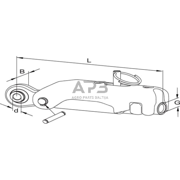 Stabilizatorius ASST-B base Walterscheid 309381 4