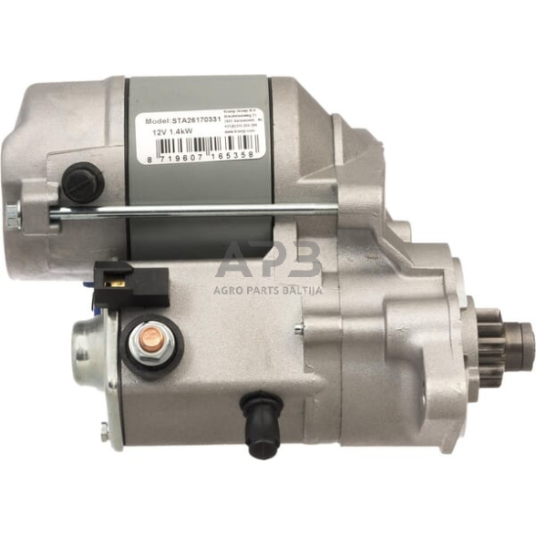 Starteris 12V, 1.4kW, 9-dantų STA26170331