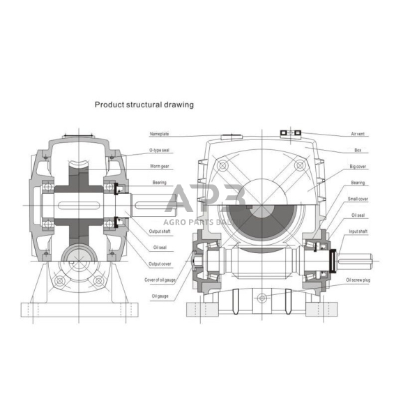 Stendas varikliui 907kg (2000LBS) su reduktoriumi 4