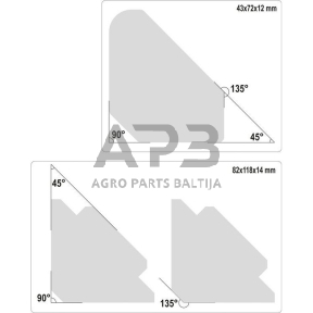 Suvirinimo kampų magnetinių rinkinys (6vnt)(45°-90°-135°)