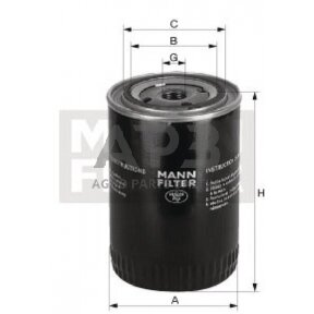 Tepalo filtras MANN-FILTER W1110215