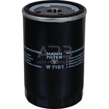 Tepalo filtras MANN-FILTER W7191