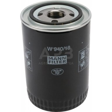 Tepalo filtras MANN-FILTER W94018