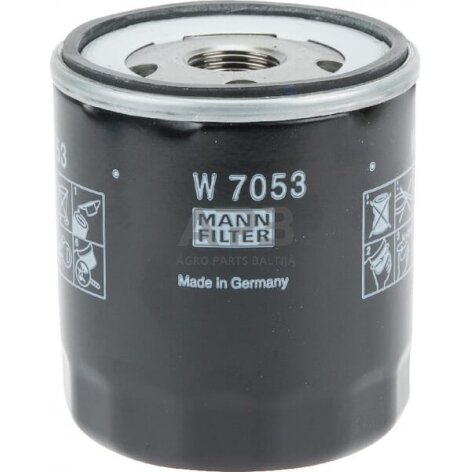 Tepalo filtras MANN-FILTER W7053