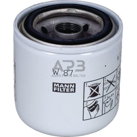 Tepalo filtras MANN-FILTER W87GJ