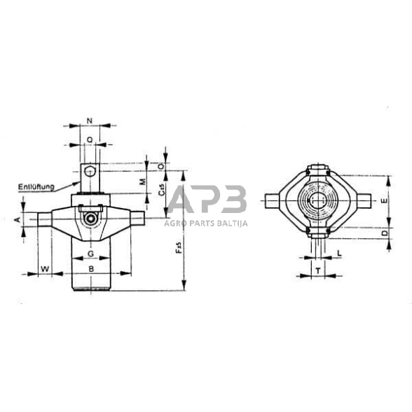 Teleskopinis cilindras Weber TC4505WEB 1